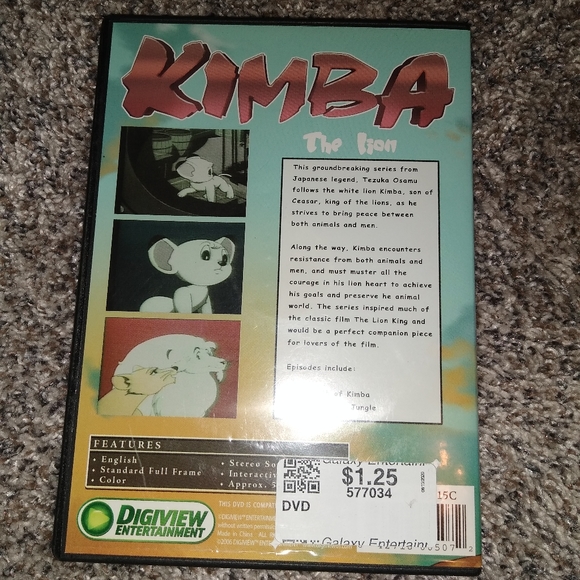 Kimba the Lion DVD - Picture 2 of 3